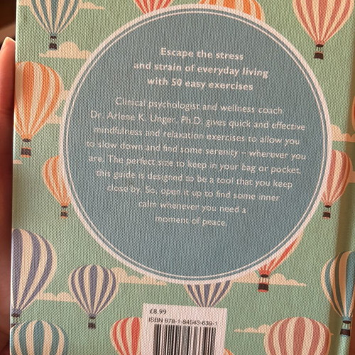 Calm self-help book by Dr Arlene K. Unger, used, English