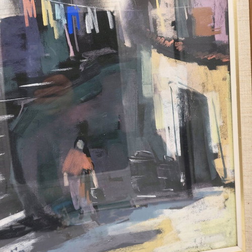 Original Scandinavian Painting Mixed Media Like New