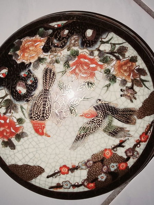 Satsuma handmade fountain used like new, diameter 20 cm