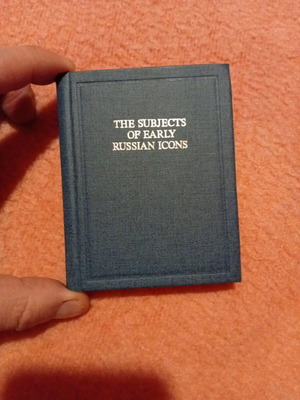 The Subjects of Early Russian Icons book used, English pocket edition 1991