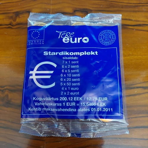 Estonia Euro Coins Starter Kit new, official
