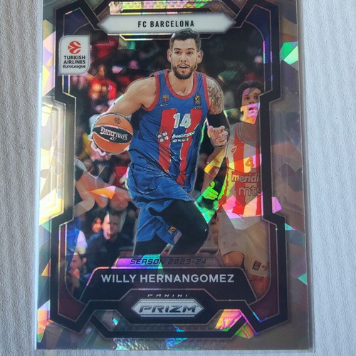 Panini-Prizm Euroleague Basketball 2023-24 Willy Hernangomez Ice Prizms card new