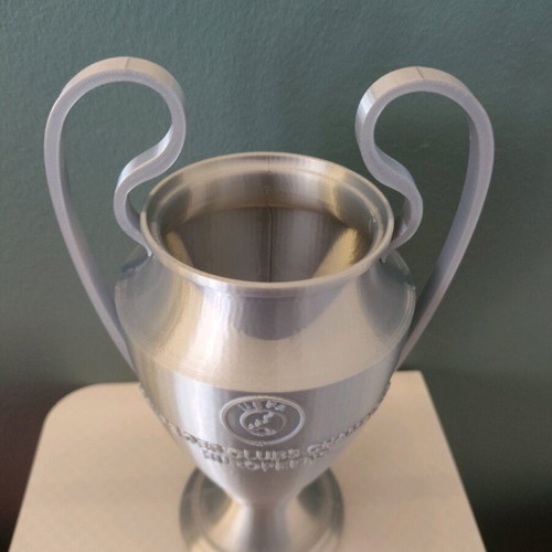 Champions League trophy new from 3d printer, 19 cm height
