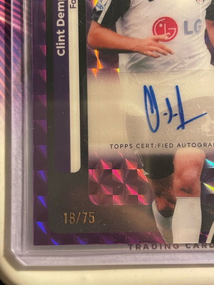 Topps Chrome Clint Dempsey Auto /75 Legend Καινούργιο
