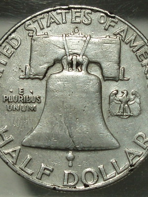 Silver ½ Dollar 1953 Franklin Half Dollar μεταχειρισμένο