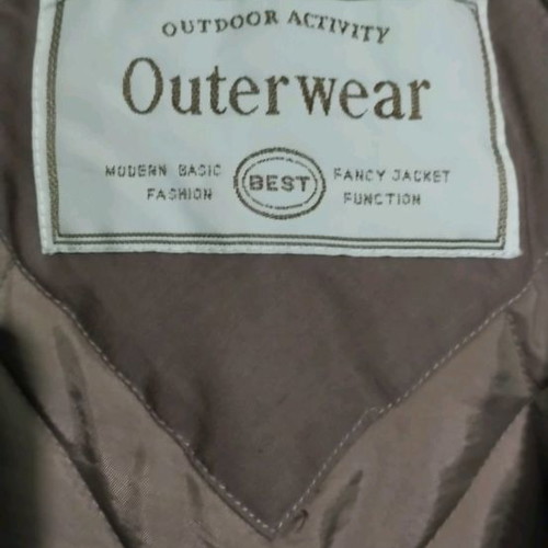 Vintage Canda jacket used, brown, size XL