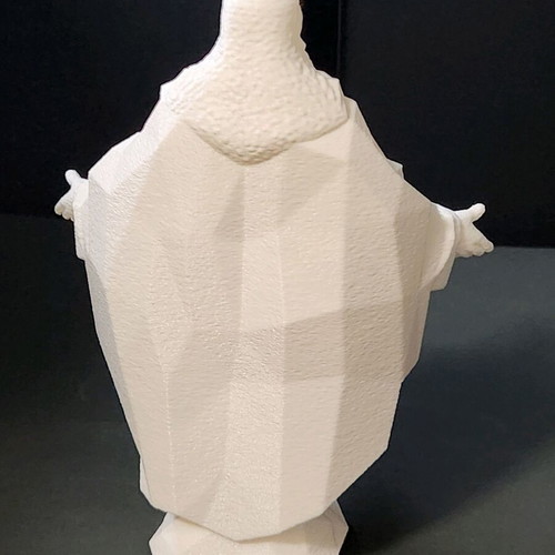 Geometric Jesus statue like new, plastic