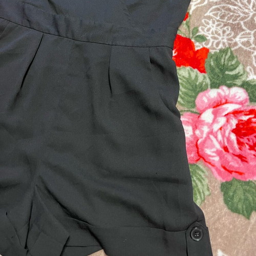 Bebe black summer romper like new, size S