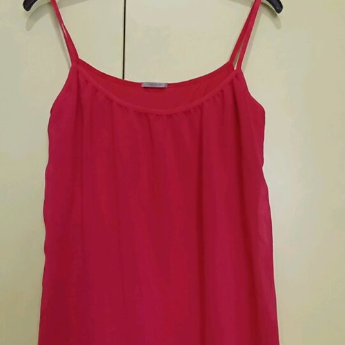 Intimissimi top like new, coral with front transparency