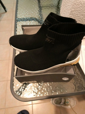 Envie Shoes black ankle boots new, size 38, fabric