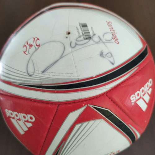 Leather collectible ball Euro 2008 new with authentic signatures