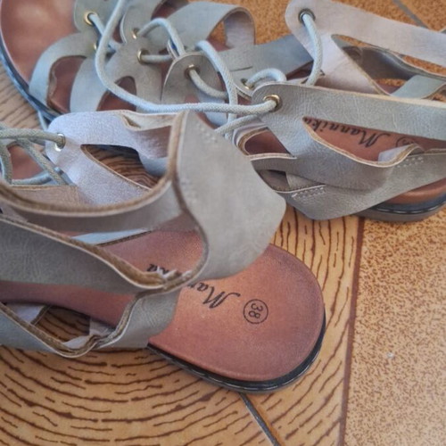 Sandals size 38 used, good condition