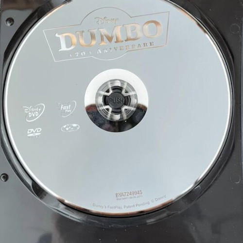 Dumbo DVD with Greek dubbing, animated movie