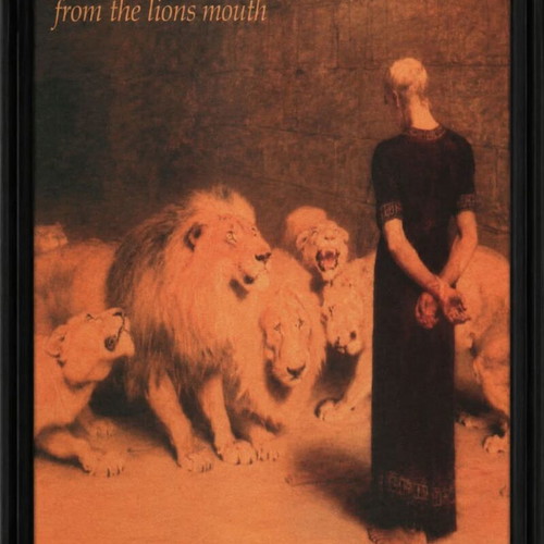 The Sound From The Lions Mouth Poster With Frame 32×23cm