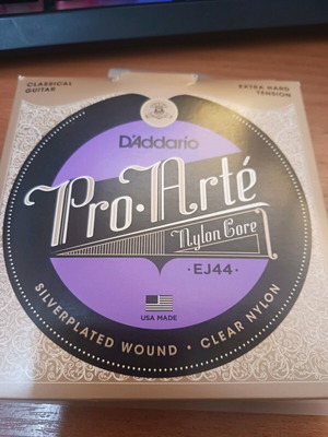 D'Addario EJ44 classical guitar strings extra hard tension new