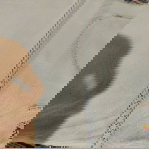 Γυναικείο ολομάλλο αμάνικο φανελάκι με δαντέλα XL-XXL μπεζ σαν καινούργιο