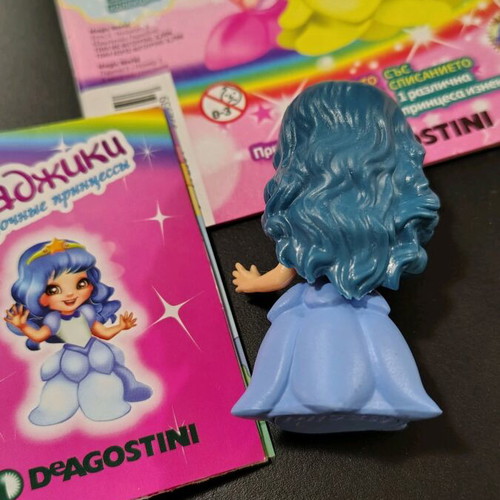 Magiki Rainbow Princess Figure like new with book