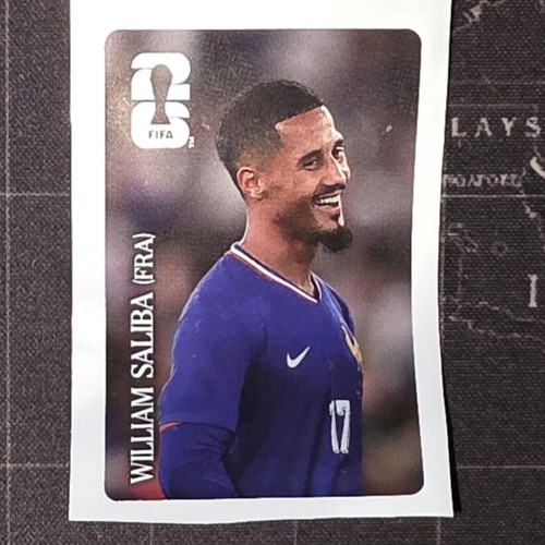 Panini Fifa World Cup 2026 William Saliba Sticker new, Coca Cola