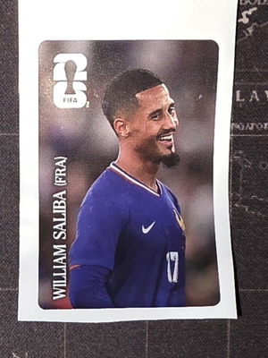 Panini Fifa World Cup 2026 William Saliba Sticker new, Coca Cola