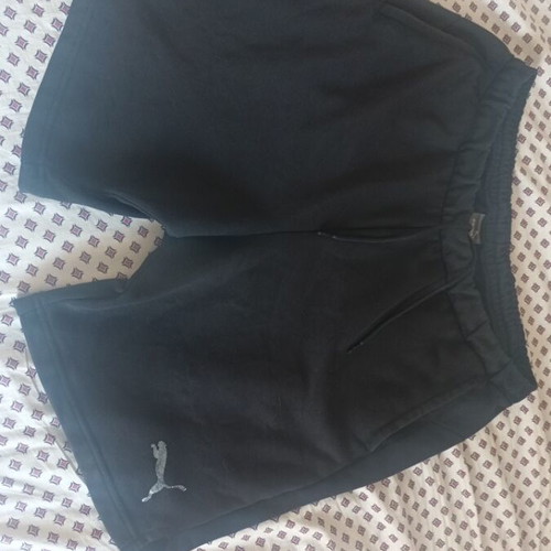 Puma athletic bermuda shorts black size L used
