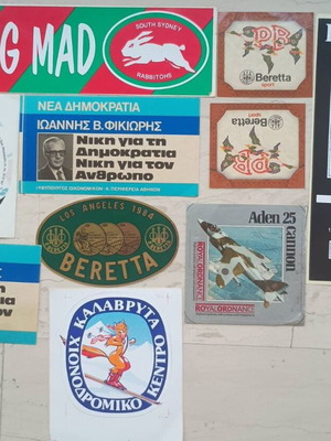 Stickers used, pack of 20, assorted