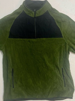 Beverly Hills Polo Club Polar Fleece jacket like new, olive and black, size L