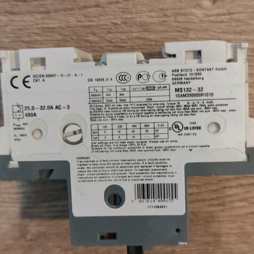 ABB MS132-32 motor protection switch like new 25-32A