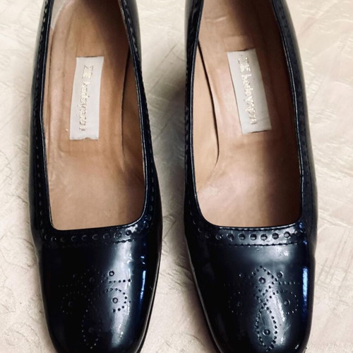 Kalogerou vintage patent leather pumps like new, size 39