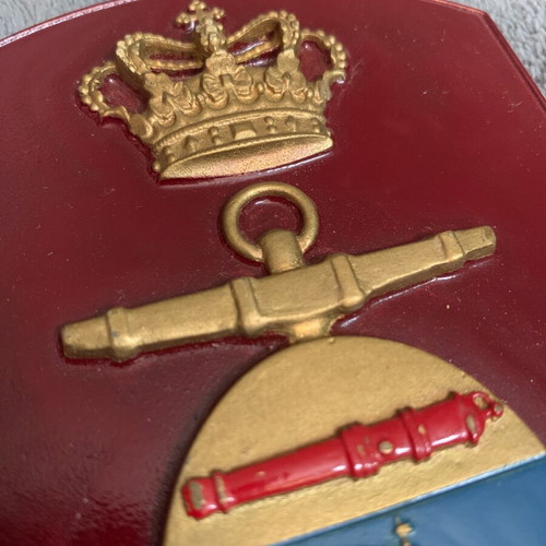 Royal Danish Navy Plaque like new, commemorative award