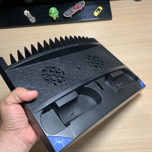 PlayStation 5 Vertical Charging Station like new with dual ports and fans
