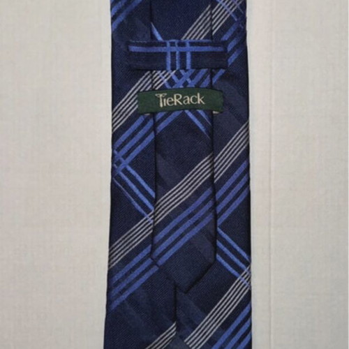 Set of 3 vintage ties with plaid and geometric patterns like new