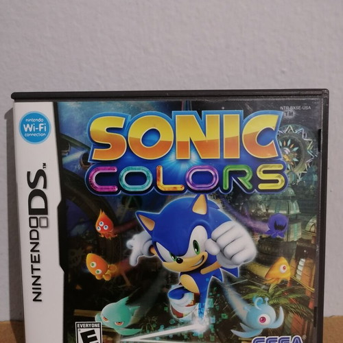 Sonic Colors NTSC Nintendo DS game with case, non-working