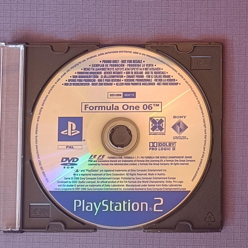 Formula One 06 PlayStation 2 like new