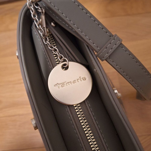 Tamaris crossbody bag, grey and beige