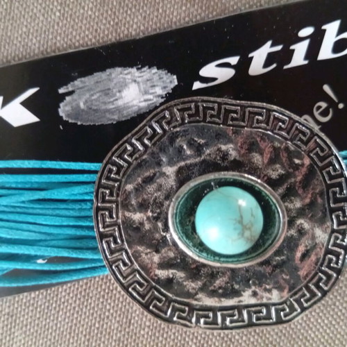 Handmade bracelet Kostibas with turquoise stone new