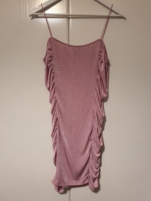Shein pink spaghetti strap dress like new