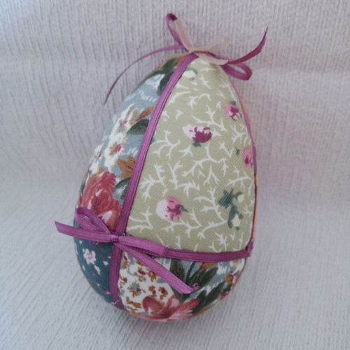 Decorative egg mix and match orange green blue used