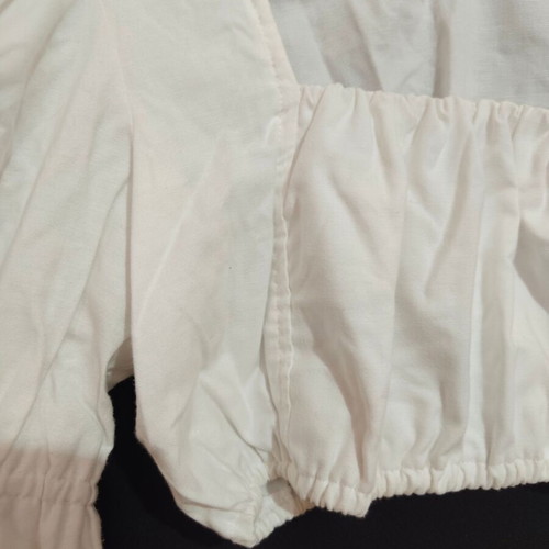 Chiemseer Dirndl & Tracht crop vintage top with lace