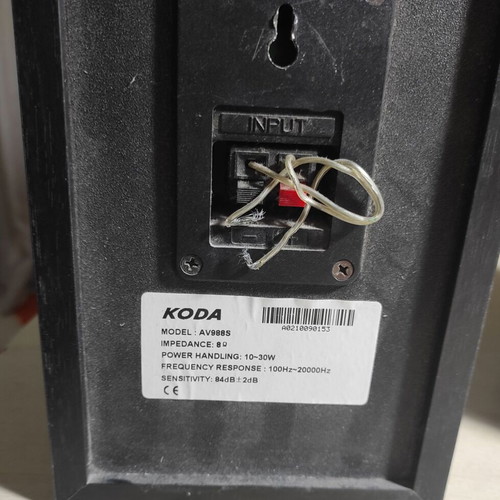 Koda AV-988S speakers used, set of 2, bookshelf