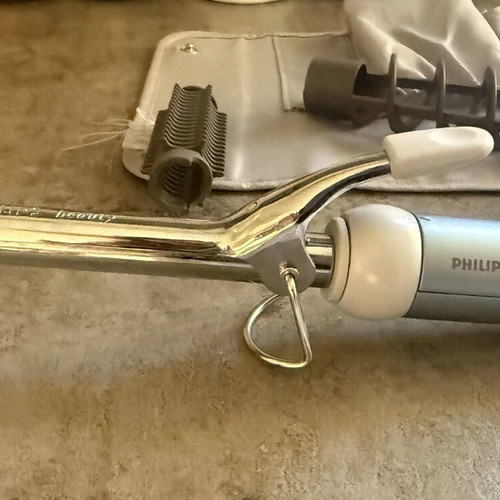Phillips Beauty 8 in 1 Geometricks curling iron straightener set like new