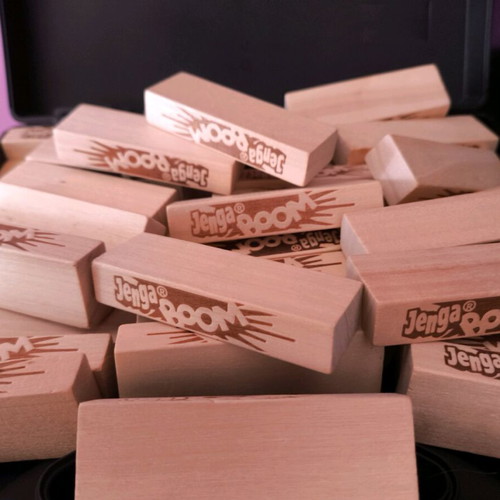 Jenga Boom blocks like new, set of 35 replacement pieces