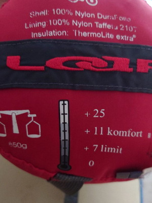 Sleeping bag Loap mini μεταχειρισμένο, μέγεθος 80x220