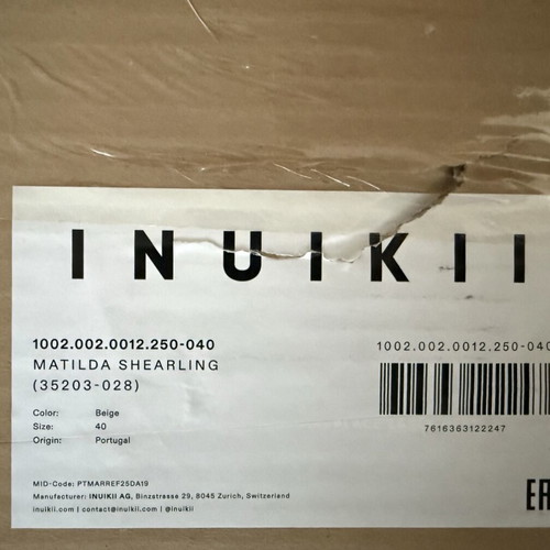 Inuikii Matilda Shearling women's boots new, beige, sizes 39-41