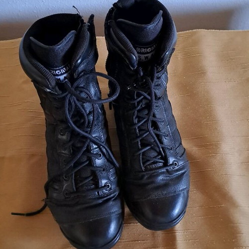 Original S.W.A.T. boots used, black, size 40
