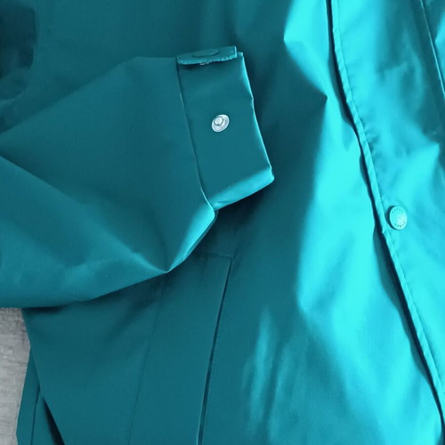 Windbreaker jacket size large like new, green, lightweight