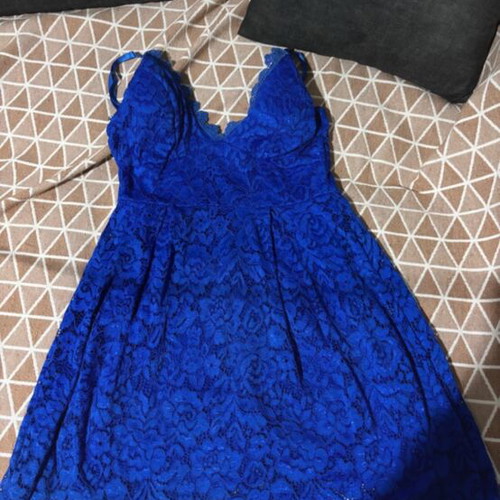 Blue dress like new, ideal for special occasions