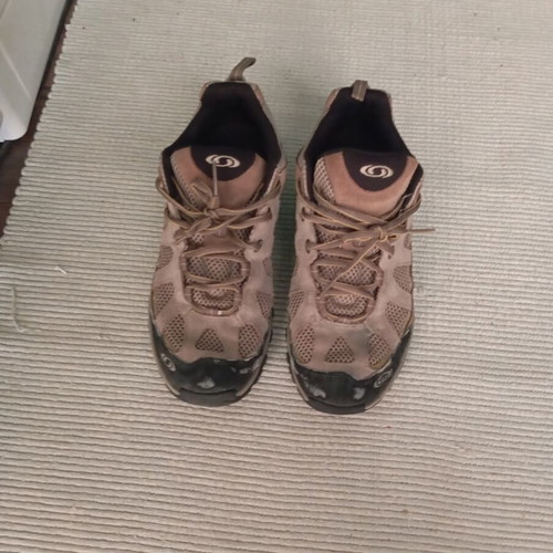 Salomon hiking shoes, beige, size 42