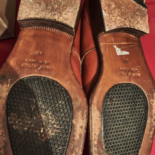 Men's More& More brown shoes size 42 used, moccasins