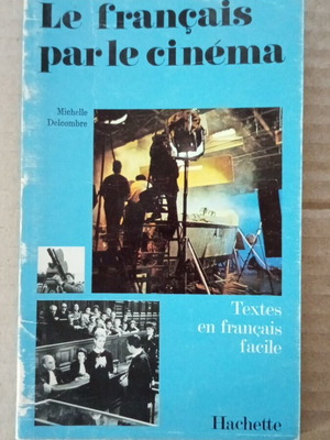 Le francais parle cinema book used, French language learning