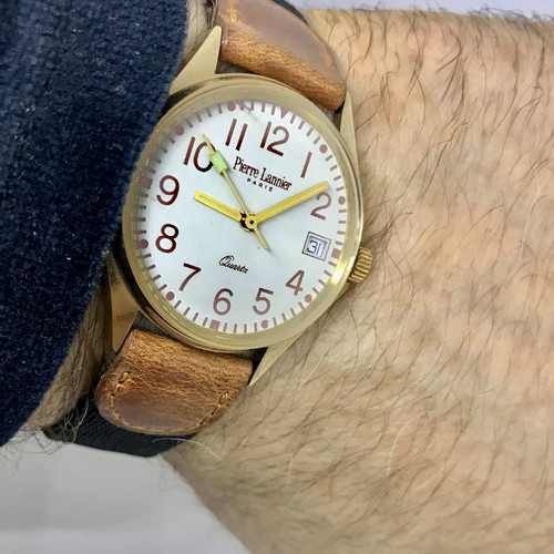 Pierre Lannier men's watch new, waterproof, made in France